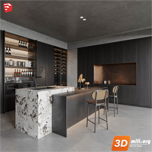 Dining Table Set Skp Files